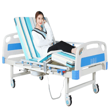 Giường bệnh nhân điện 2 chức năng có bô vệ sinh TJM-GD02B