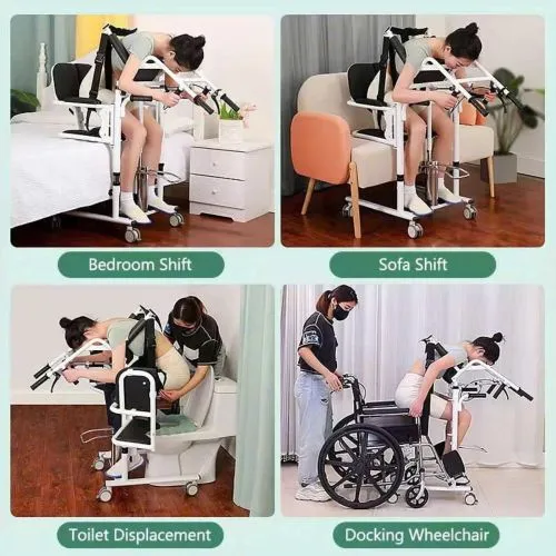Khung Xe Đẩy Nâng Hạ Di Chuyển Người Bệnh Đa Năng TJM-KD03