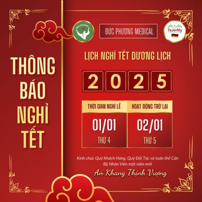 THÔNG BÁO NGHỈ TẾT DƯƠNG LỊCH 2025