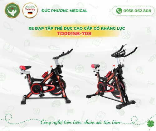 Xe Đạp Tập Thể Dục Tại Chổ Cao Cấp Có Kháng Lực Td001sb-708