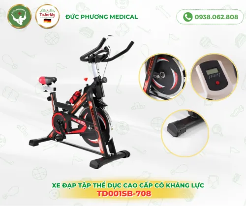 Xe Đạp Tập Thể Dục Tại Chổ Cao Cấp Có Kháng Lực Td001sb-708